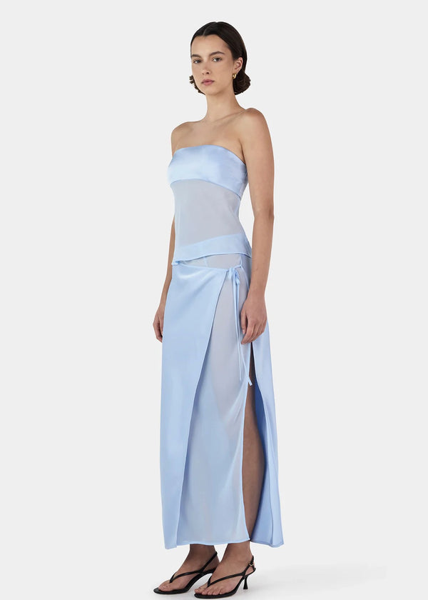 Ricky Midi Skirt | Baby Blue