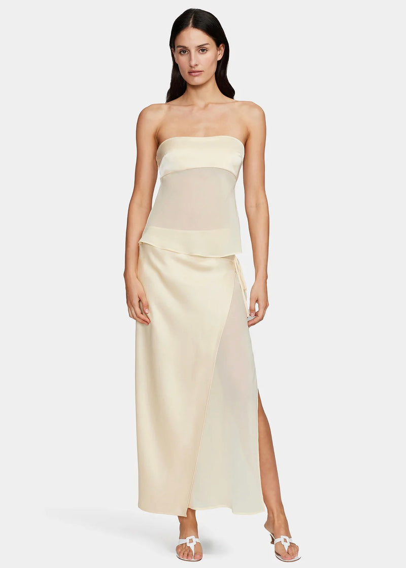 Ricky Midi Skirt | Buttercream