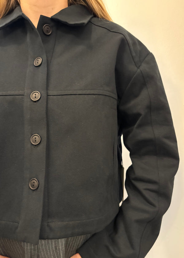 Zaria Crop Jacket | DARK NAVY