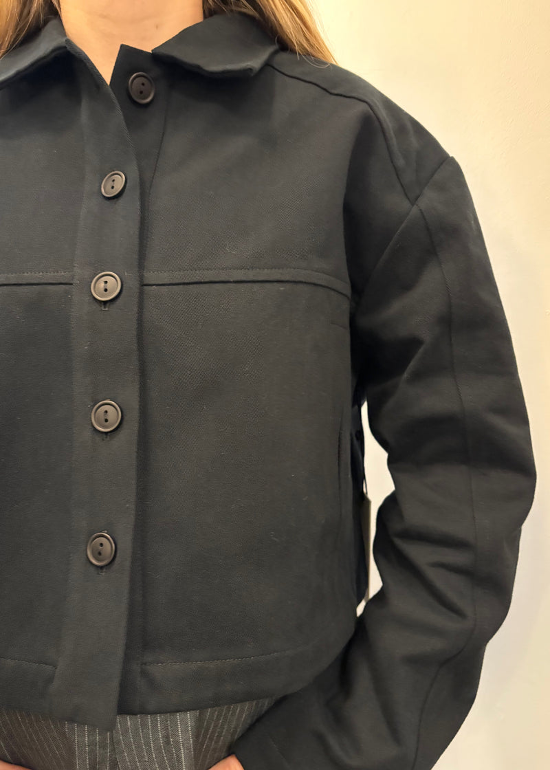 Zaria Crop Jacket | DARK NAVY