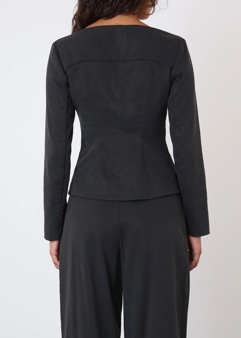 The Bardot Top | Onyx