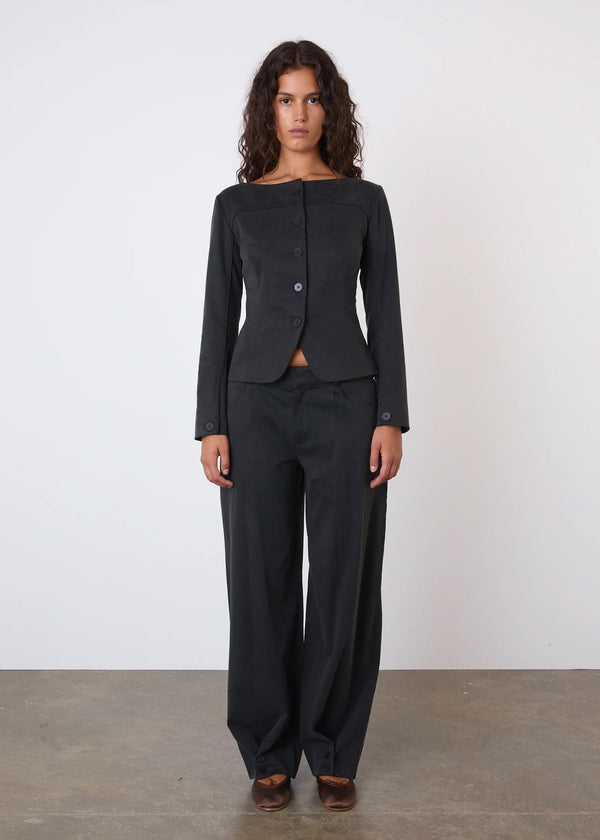 The Bardot Top | Onyx