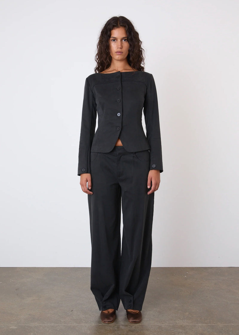 The Bardot Top | Onyx
