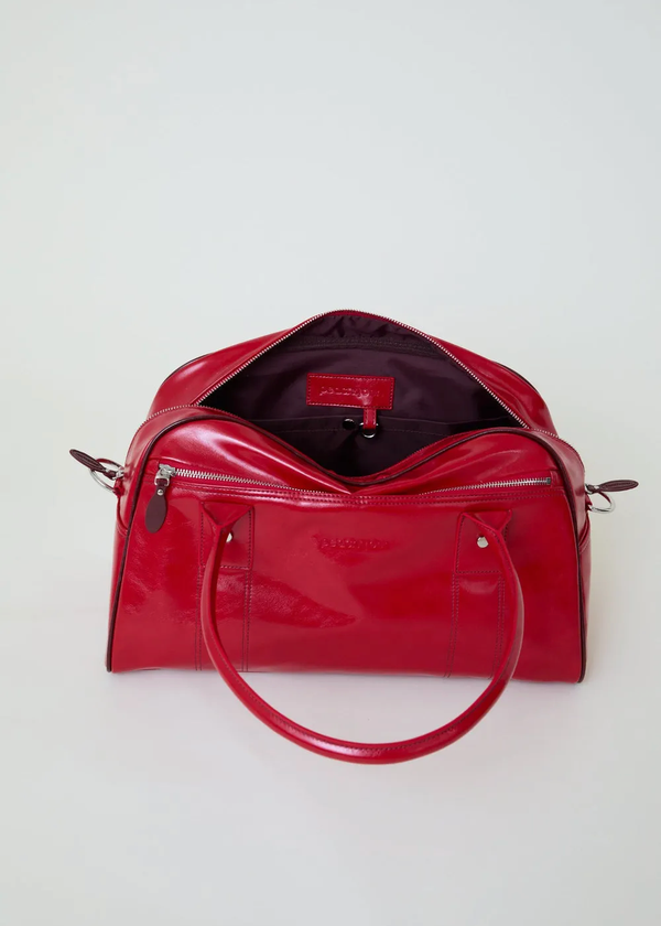 The Chai Bowler Bag | Tomato