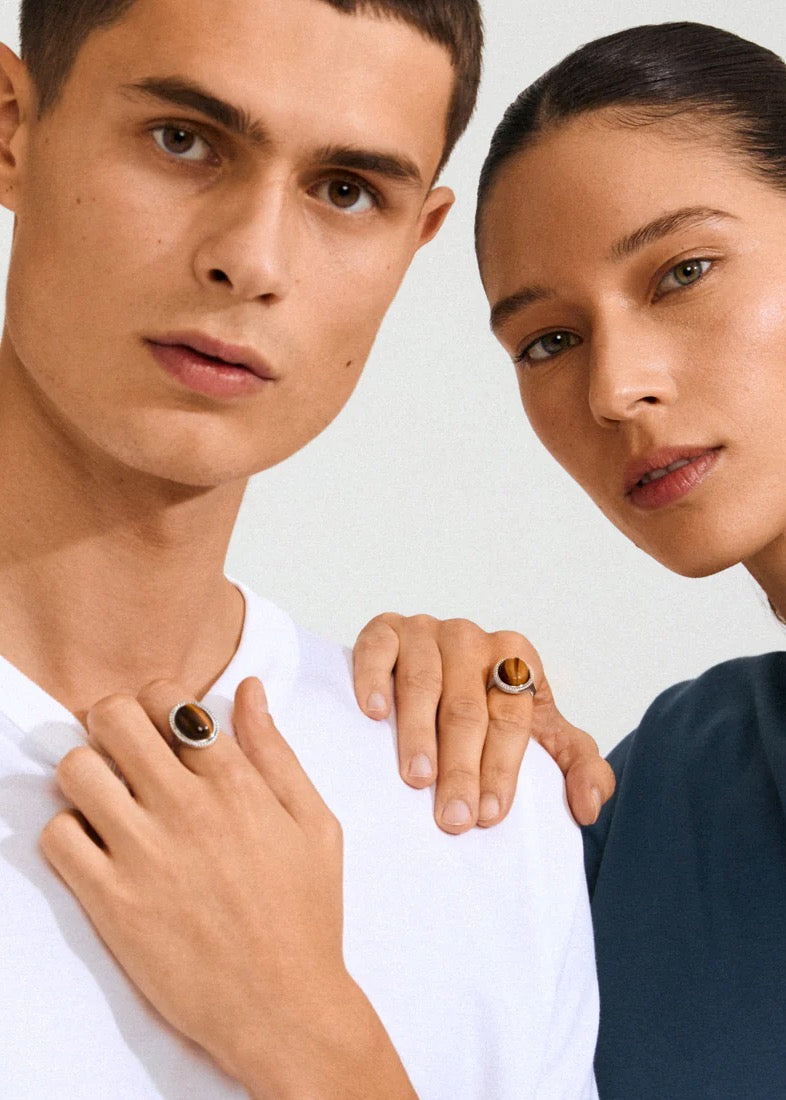 BETWEEN Adjustable Ring | Silver-Plated
