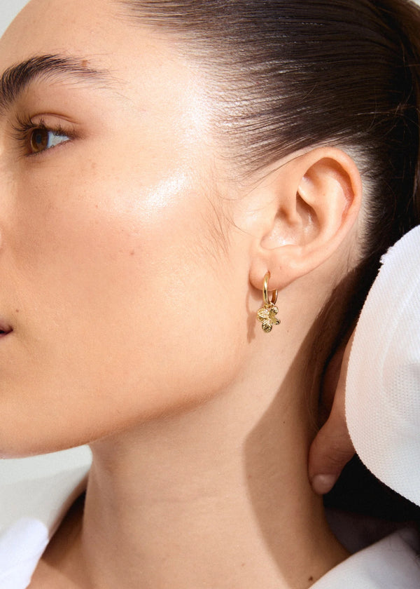 CHARMAINE Hoop Earrings | Gold-Plated