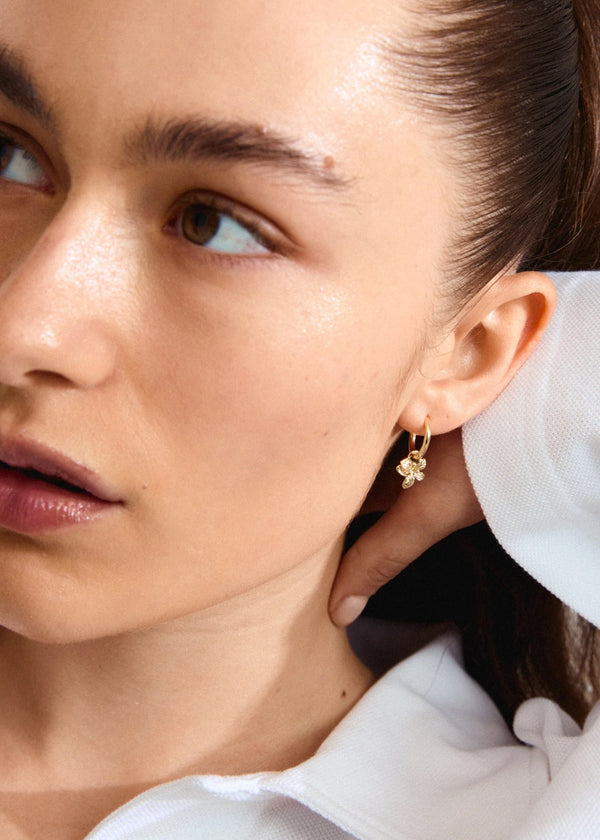 CHARMAINE Hoop Earrings | Gold-Plated