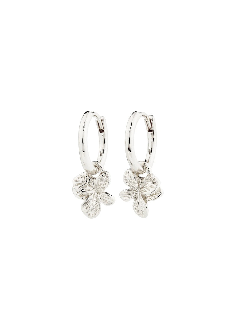 CHARMAINE Hoop Earrings | Silver-Plated