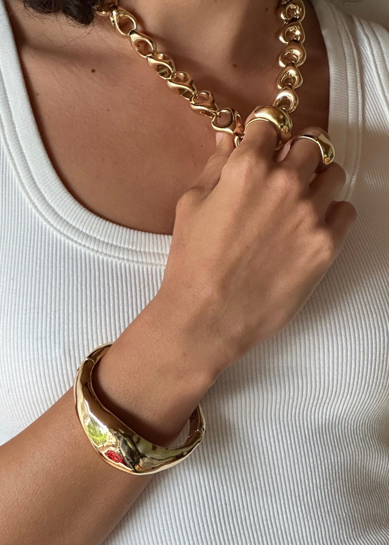 DUNE Bangle | Gold-Plated