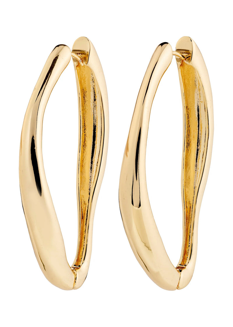 DUNE Hoop Earrings | Gold-Plated