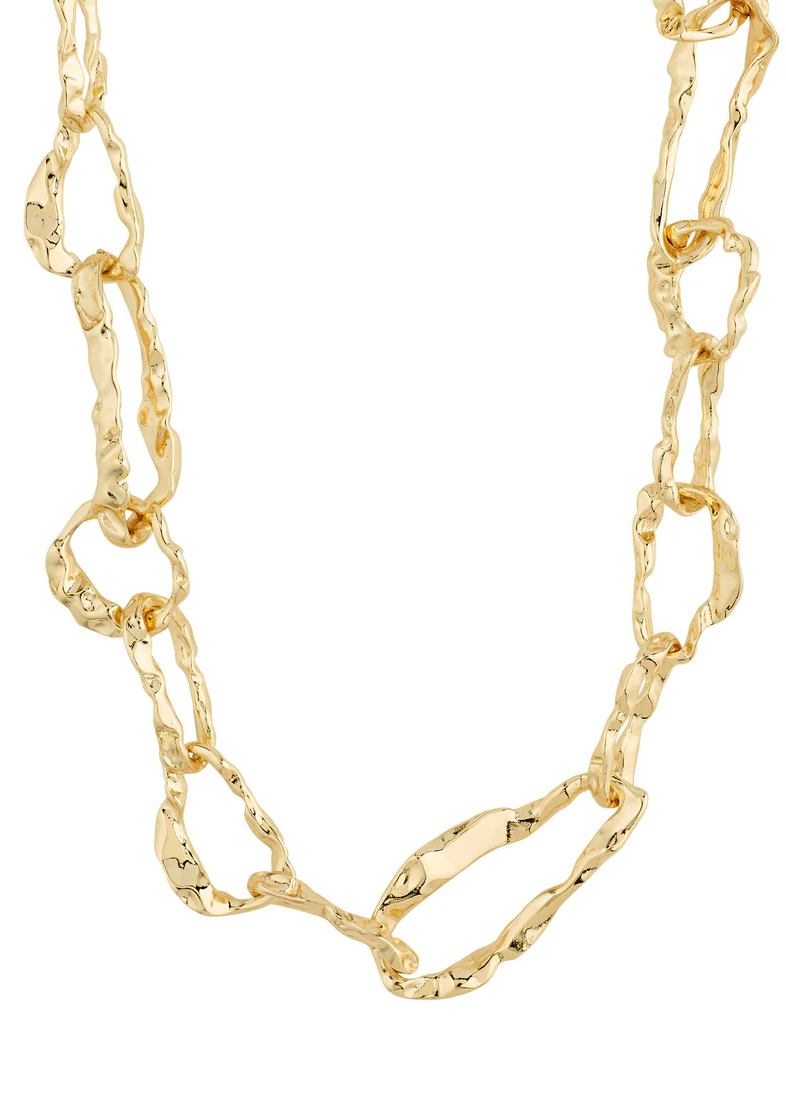 BELIEVE Organic Chain Necklace | Gold-Plated