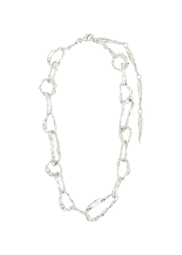 BELIEVE Organic Chain Necklace | Silver-Plated