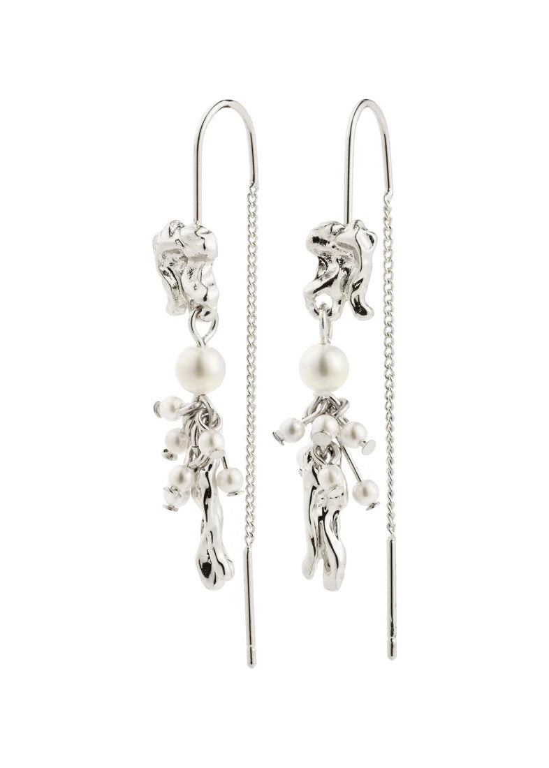MILO Chain Earrings | Silver-Plated