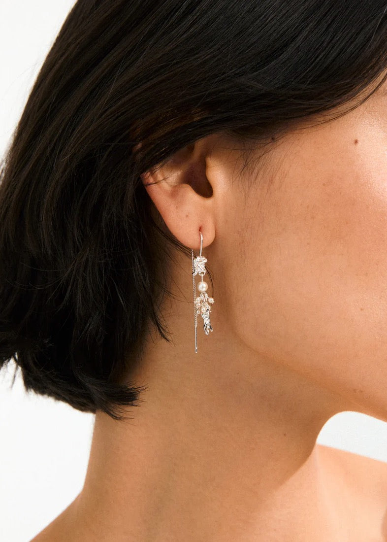 MILO Chain Earrings | Silver-Plated