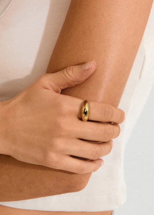 PHASE Adjustable Ring | Gold-Plated