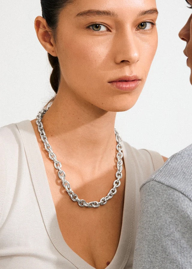 PHASE Chain Necklace | Silver-Plated