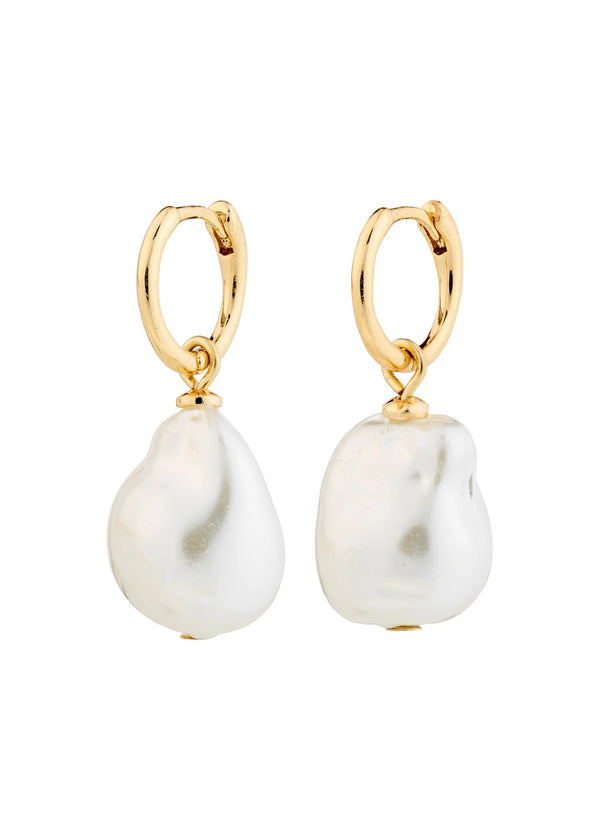 SKY Pearl Earrings | Gold-Plated