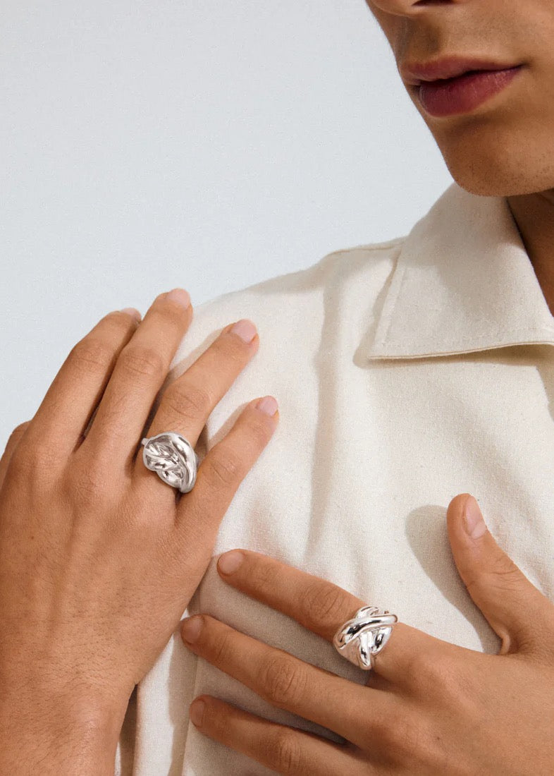 UNFOLD Adjustable Ring | Silver-Plated