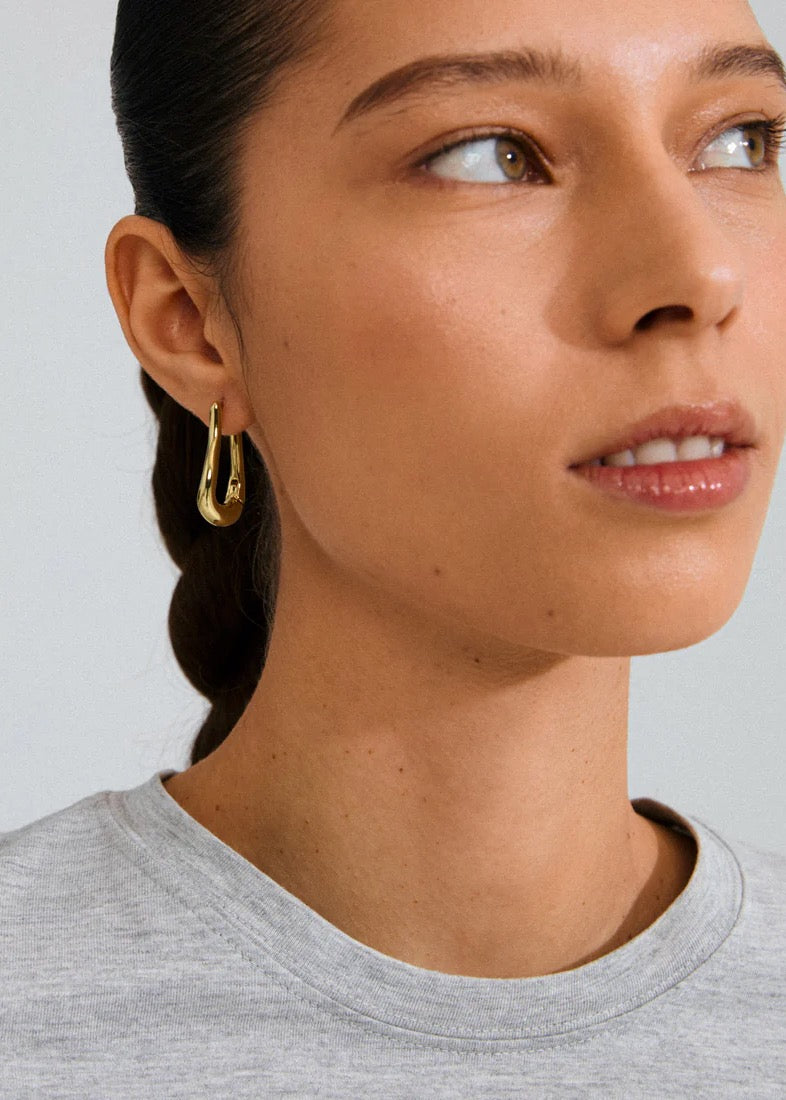 UNFOLD hoops | Gold-Plated