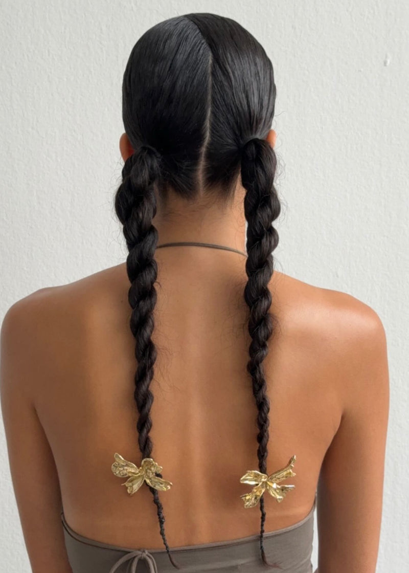 DREAM Floral Hair Accessory | Gold-Plated