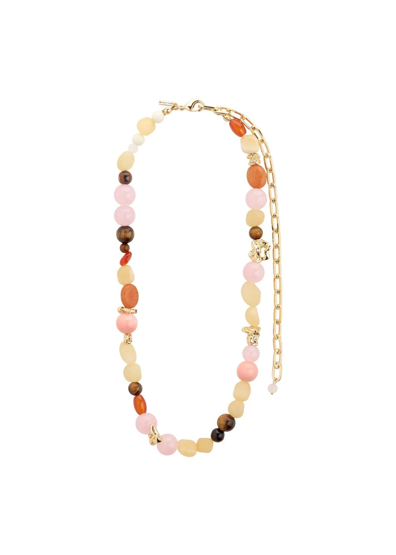 DREAM Beaded Necklace Sunset | Gold-Plated