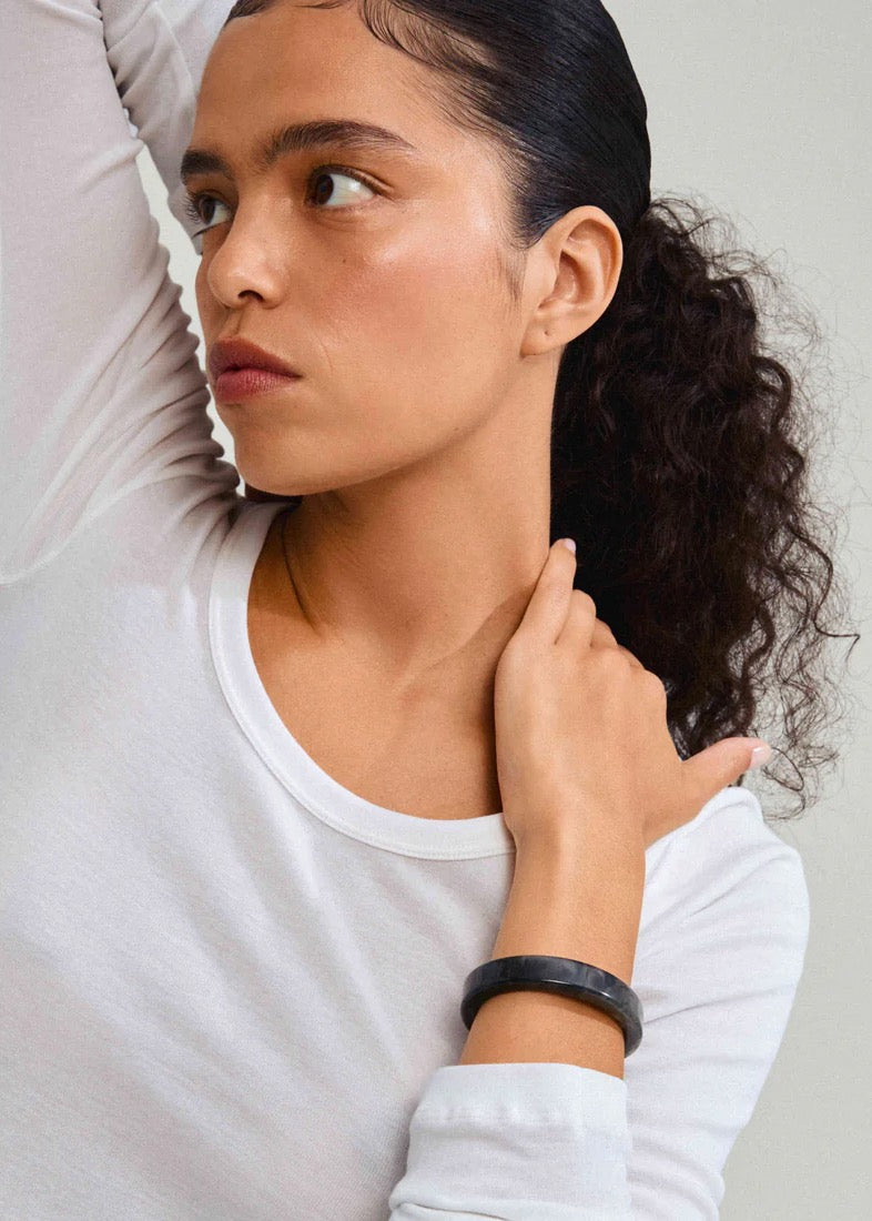 ECLIPSE Acrylic Bangle | Grey