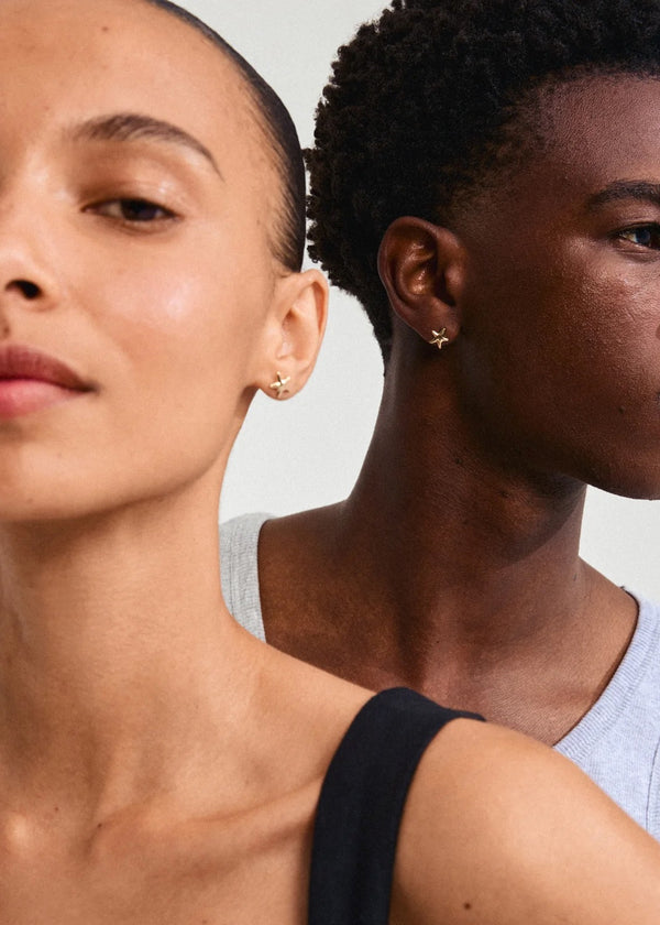 ANDRÉ Mini Star Studs | Gold-Plated