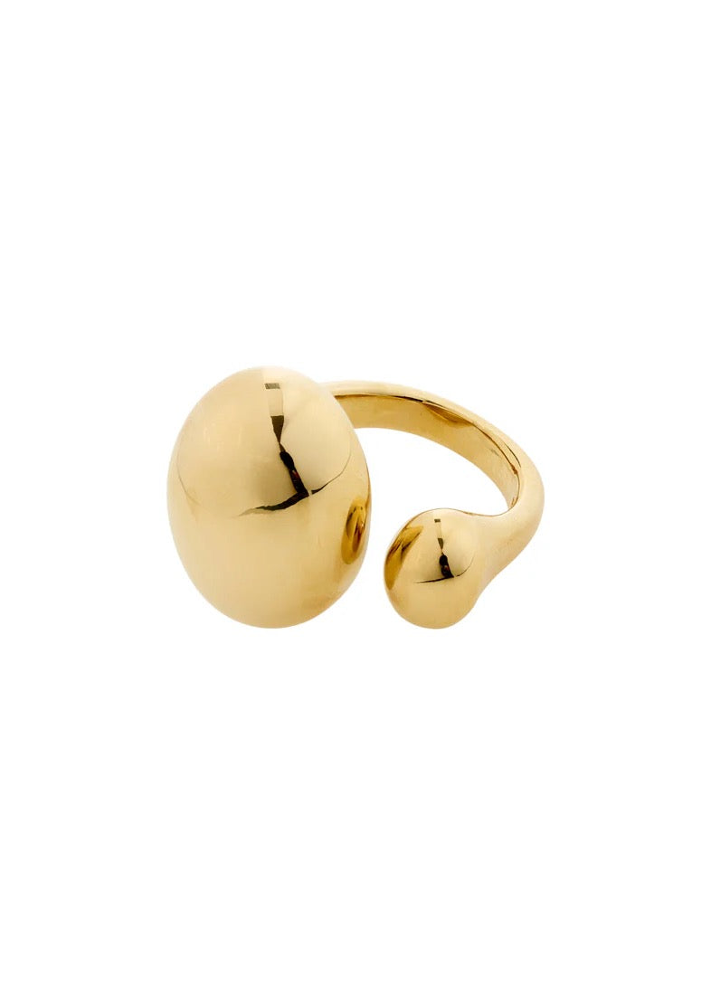 ALVIN Bubble Dome Ring | Gold-Plated