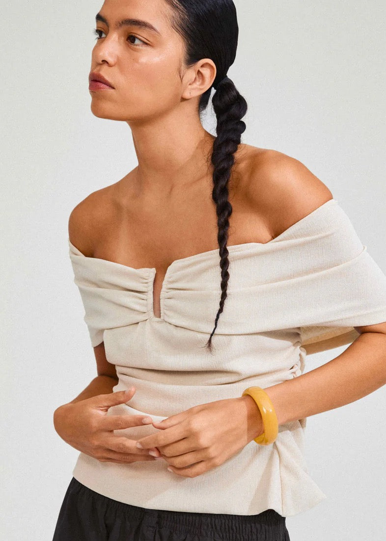 AASE Acrylic Bangle | Yellow