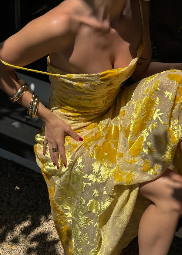 Santeria Maxi Dress | Limoncello