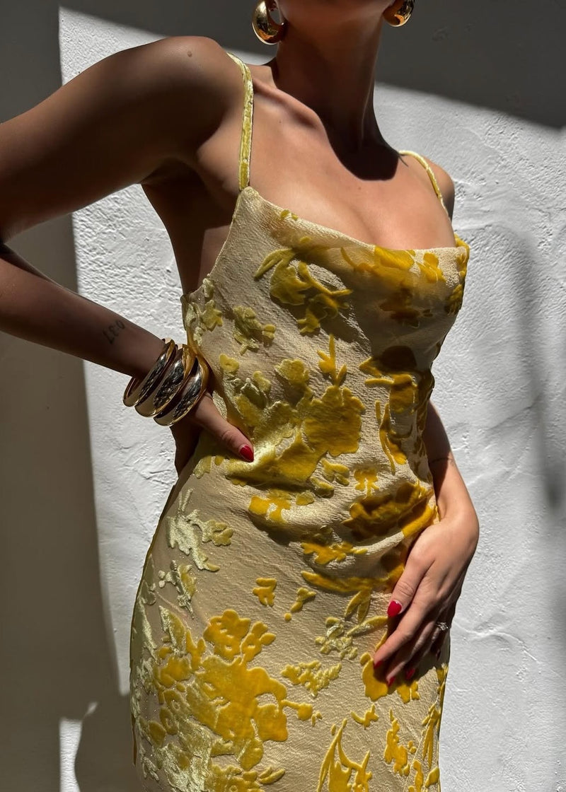 Santeria Maxi Dress | Limoncello