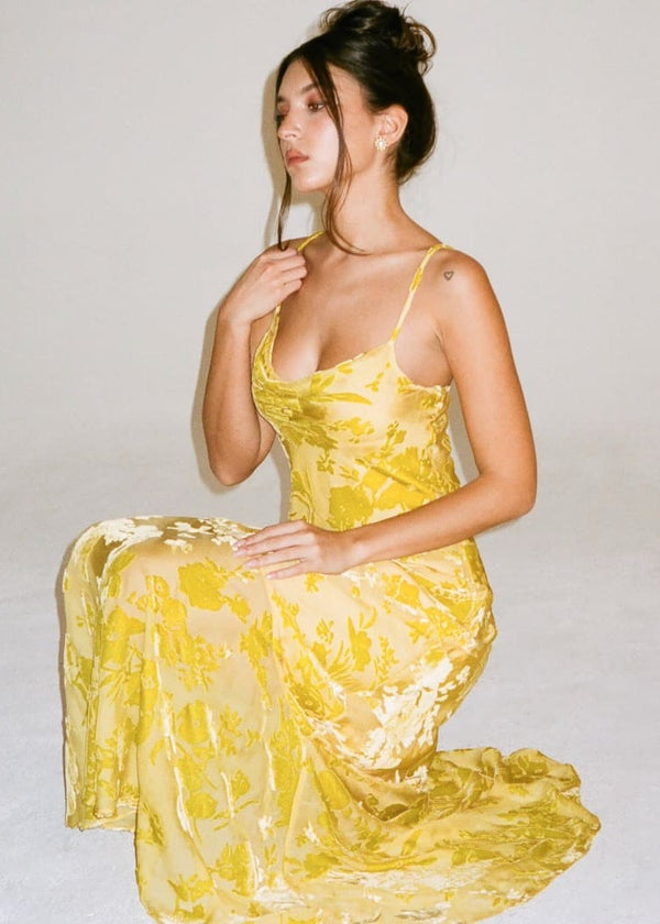 Santeria Maxi Dress | Limoncello