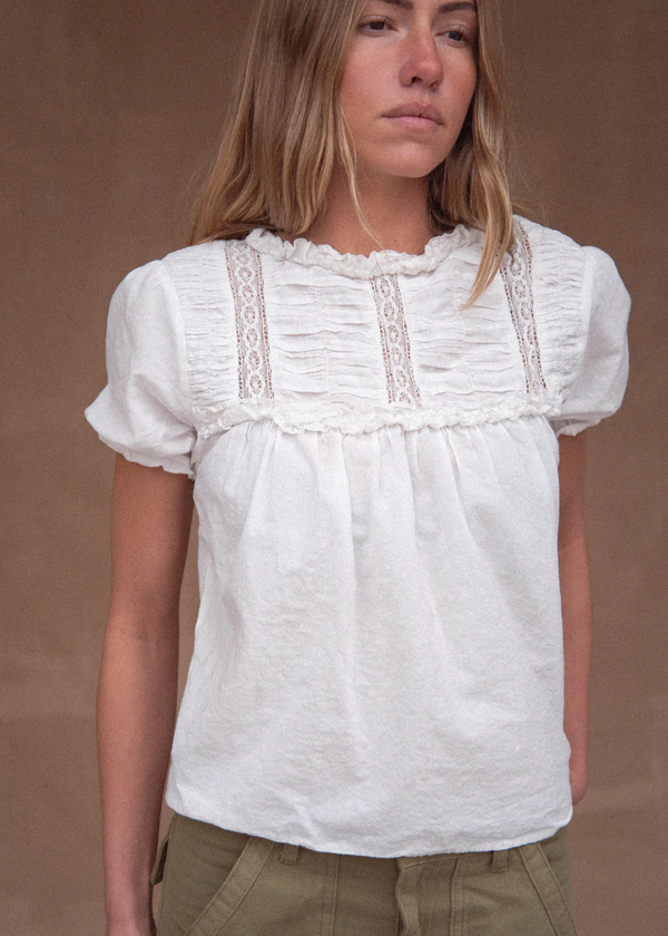 Jane Blouse | White