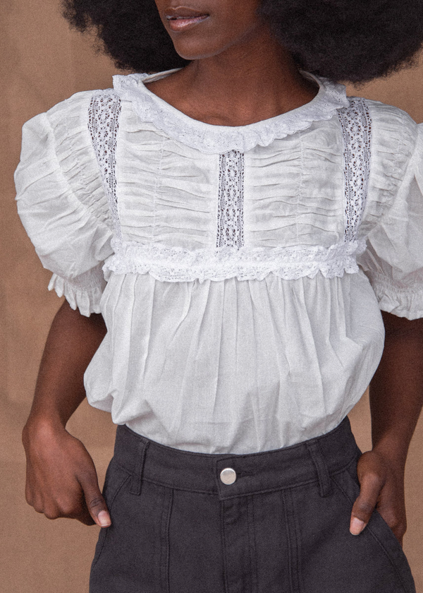 Jane Blouse | White