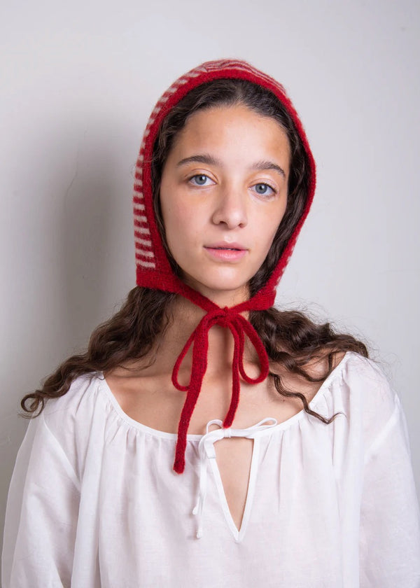 Wooly Bonnet | Licorice Stripe