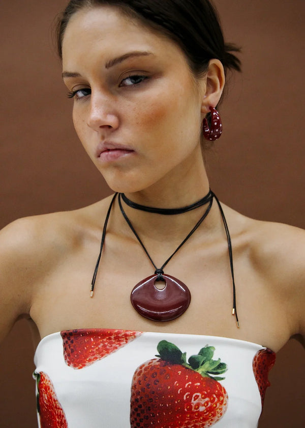 Isabel Garnet Necklace