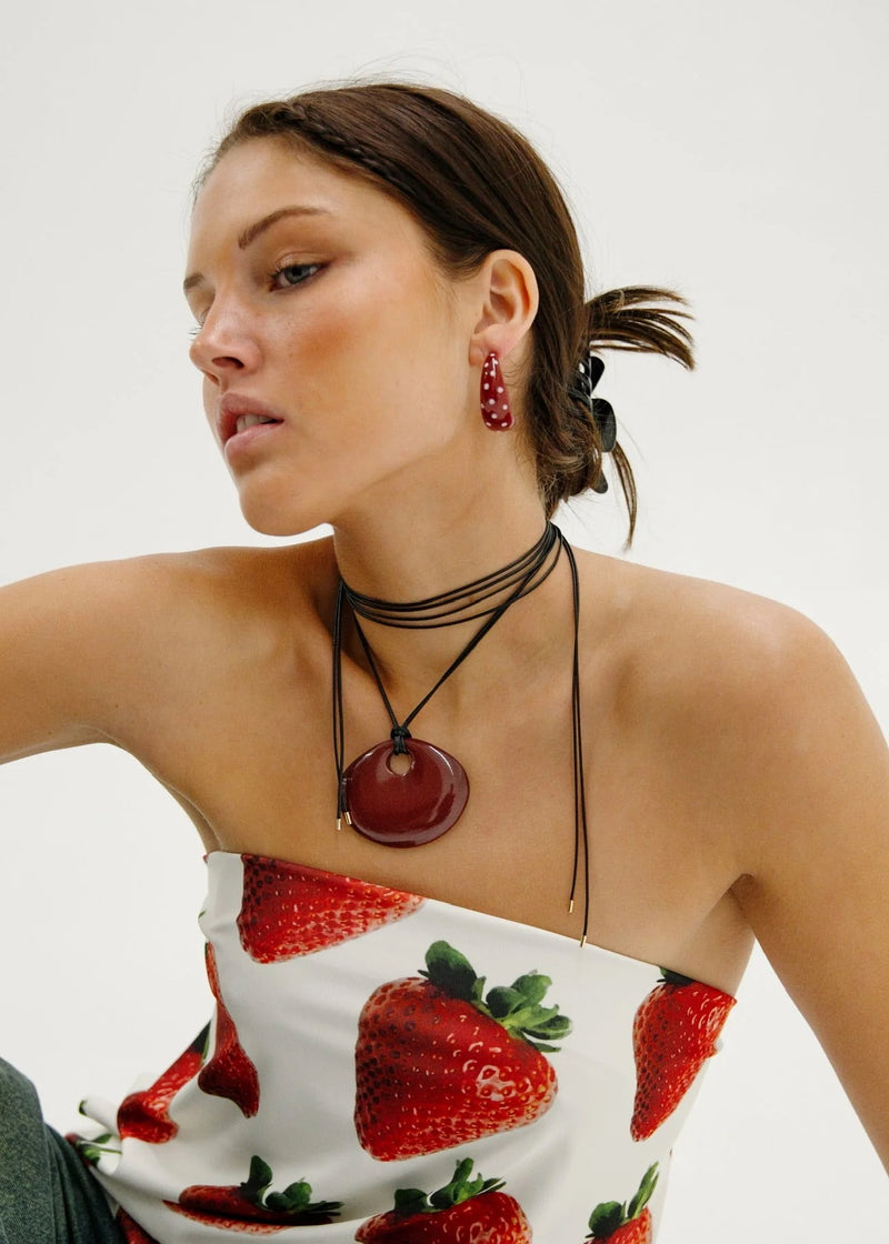 Isabel Garnet Necklace
