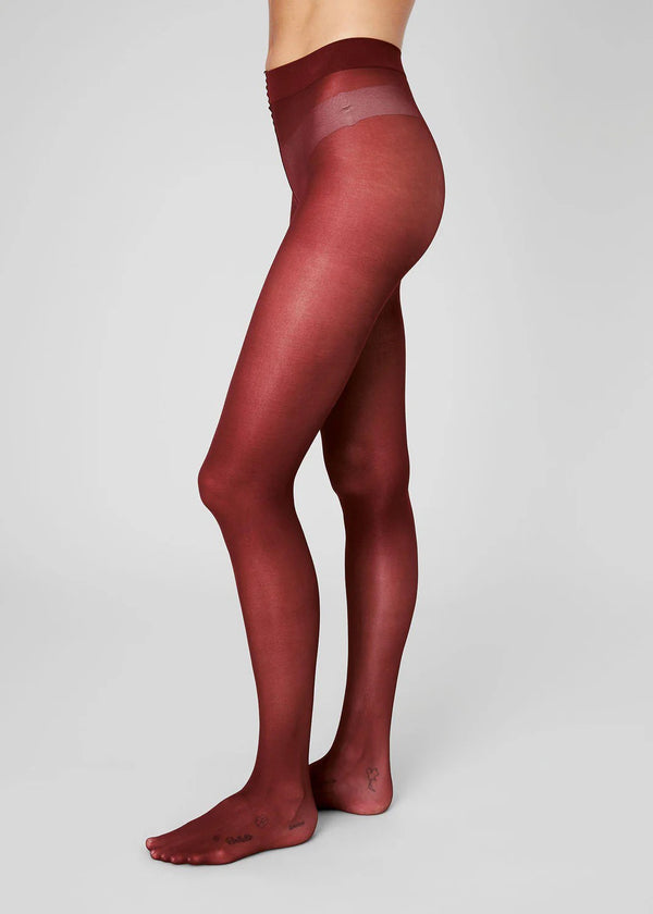 Nora Everyday Tights | Red Wine