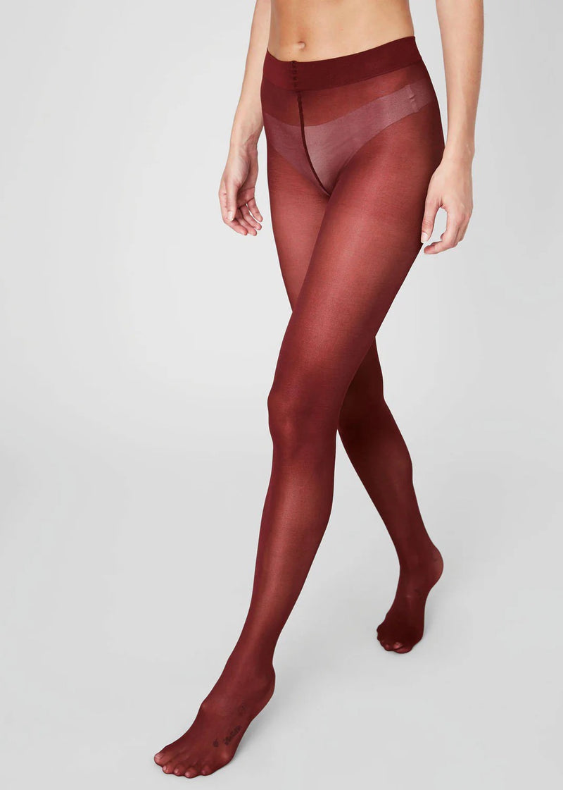 Nora Everyday Tights | Red Wine