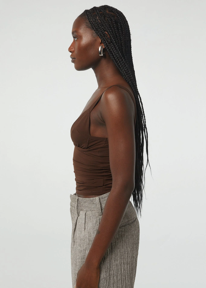 Josephine Tank Top | Chocolate