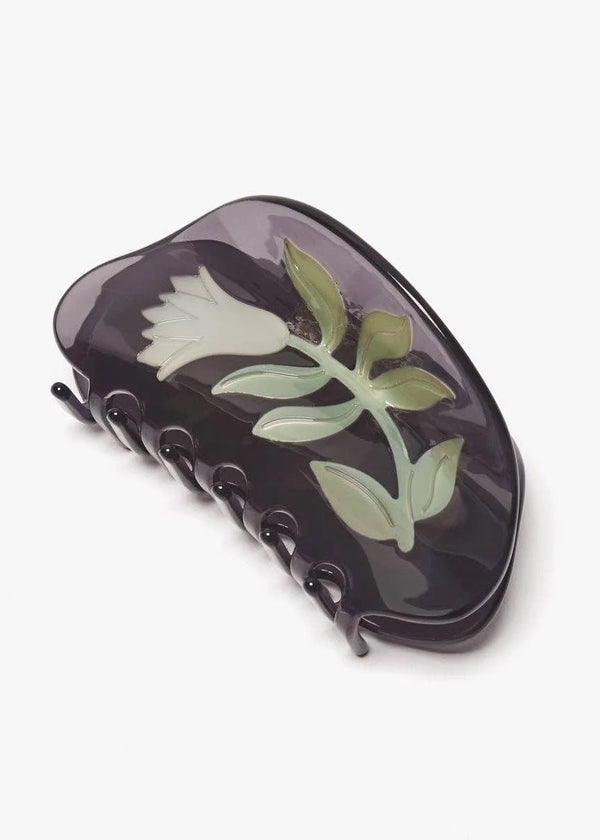 Women's Elegant Belladonna Floral Hair Claw