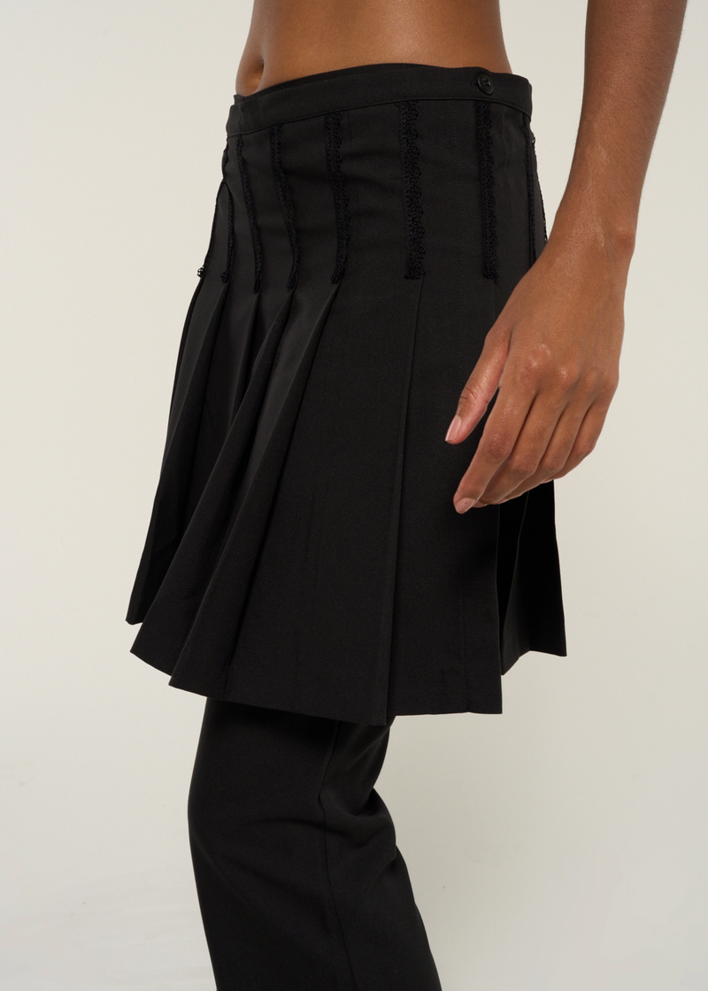 Say it Skirt Pants | Black
