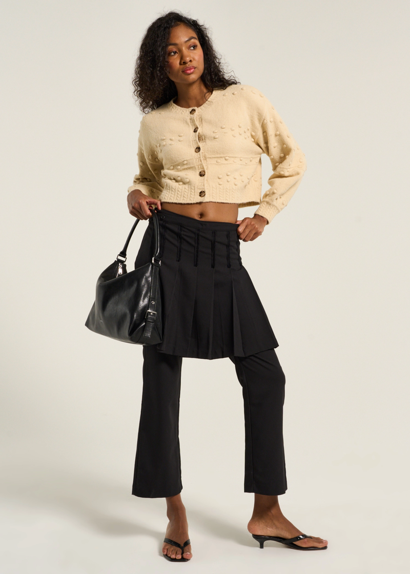Say it Skirt Pants | Black