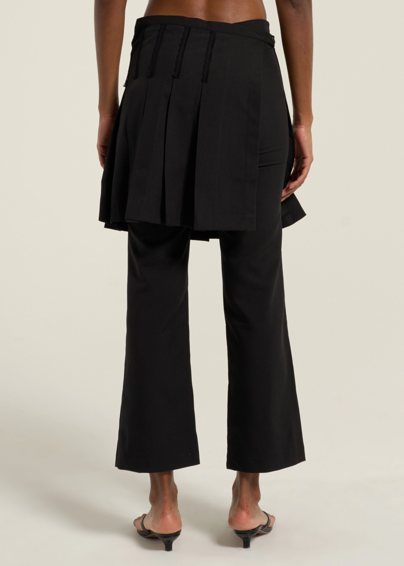 Say it Skirt Pants | Black