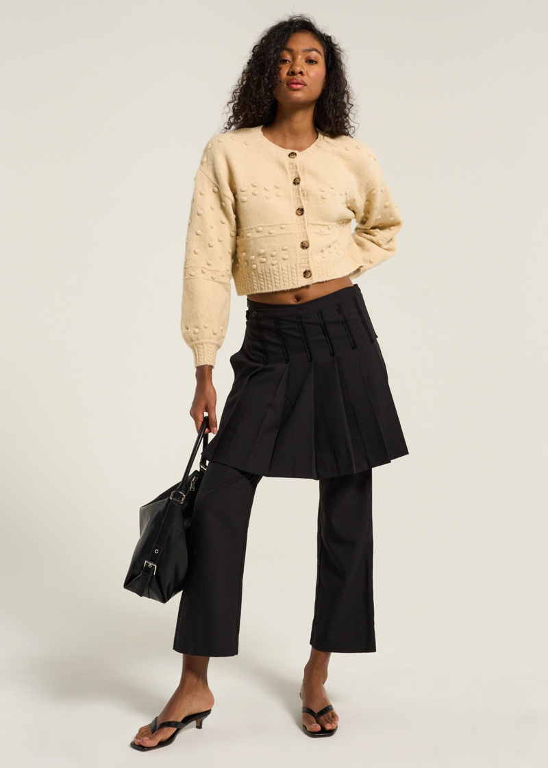 Say it Skirt Pants | Black