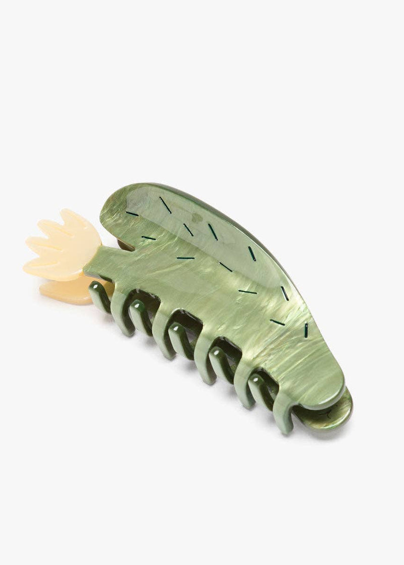 succulent hair clip Desert Bloom Succulent Flower Women's Acetate Hair Claw Clip – SIISTA