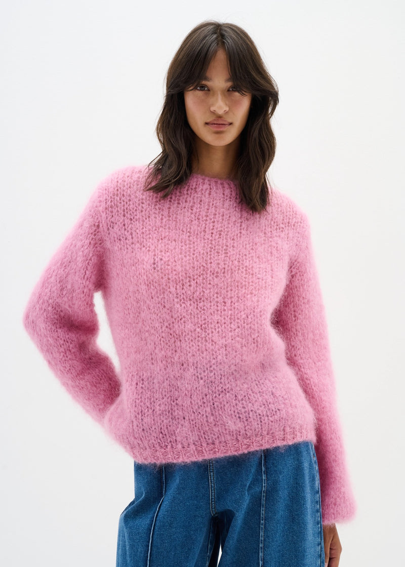 Jetra Mohair Sweater | Rose