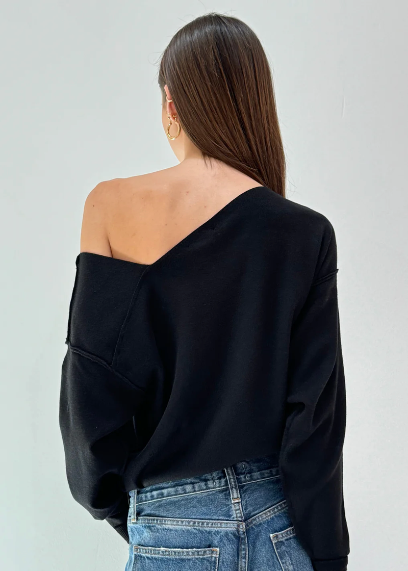 LINE DOT Favorite Off Shoulder Sweater Vancouver Canada SIISTA