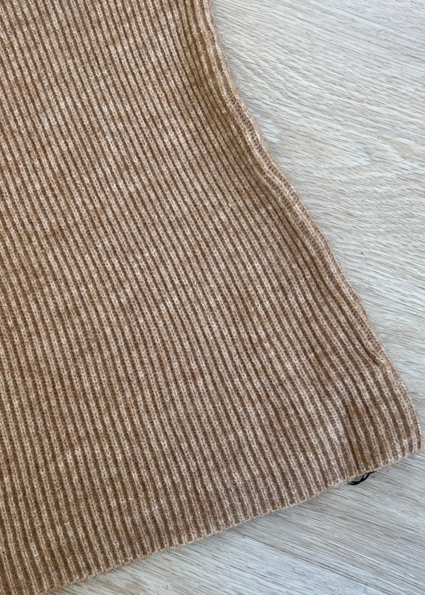 Ribbed Balaclava | Sand