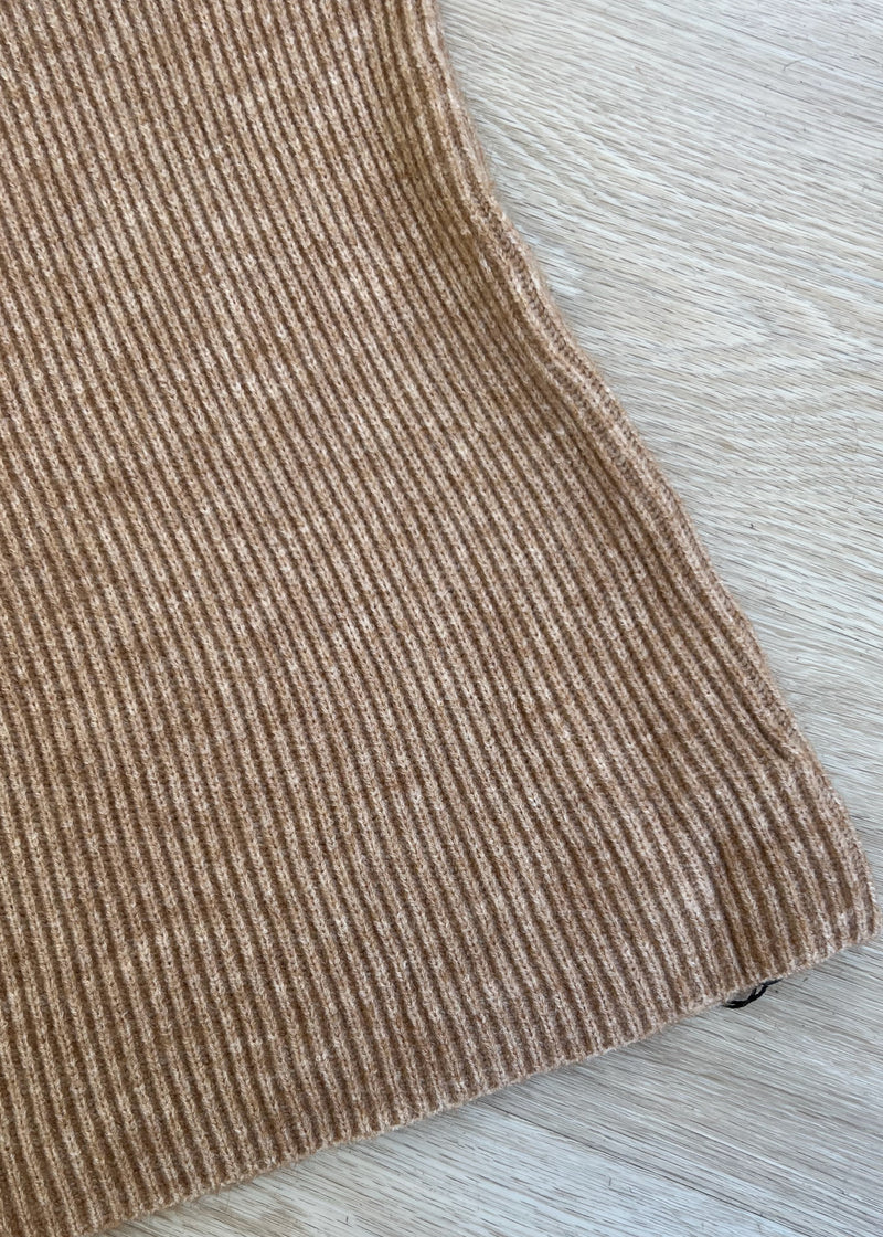 Ribbed Balaclava | Sand
